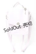 axes femme POETIQUE / レターデザインリュック  ラベンダー Y-25-09-29-053-AX-BG-SZ-ZT1008Y