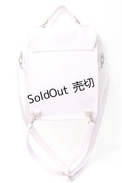 画像2: axes femme POETIQUE / レターデザインリュック  ラベンダー Y-25-09-29-053-AX-BG-SZ-ZT1008Y