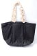 画像2: Maison de FLEUR / 名古屋タカシマヤ限定スクエアフリルトートバッグ  黒 Y-25-09-29-055-LO-BG-SZ-ZY (2)
