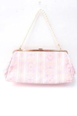 画像2: BABY,THE STARS SHINE BRIGHT / ティアラ柄ゴブランがま口Bag  ピンク Y-25-09-29-057-BA-BG-SZ-ZY