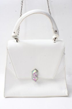 画像1: axes femme POETIQUE / 蛇モチーフ金具バッグ  白 Y-25-09-29-060-AX-BG-SZ-ZY