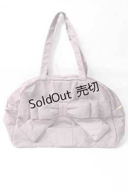 画像1: m petit by misako / AMリボンボストン  モカ Y-25-09-29-064-LO-BG-SZ-ZT386