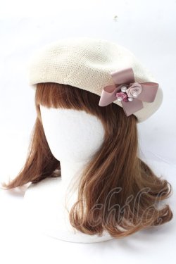 画像1: axes femme / ガーデンコサ付きサーモベレー  生成り Y-25-09-29-066-AX-AC-SZ-ZY