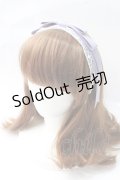 axes femme kawaii / レースリボンカチューシャ  ラベンダー Y-25-09-29-072-AX-AC-SZ-ZT1008Y