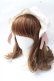 画像1: axes femme kawaii / ドットチュールフリルカチューシャ  ピンク Y-25-09-29-076-AX-AC-SZ-ZY (1)