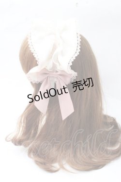 画像2: axes femme kawaii / ドットチュールフリルカチューシャ  ピンク Y-25-09-29-076-AX-AC-SZ-ZY