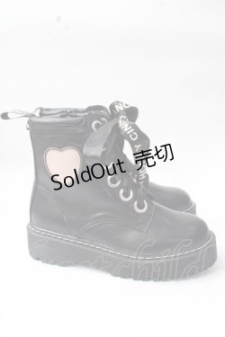 画像4: Honey Cinnamon / ハートレザーブーツ L ブラック Y-25-09-29-077-LO-SH-SZ-ZY