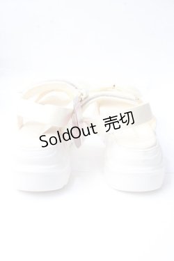 画像3: m petit by misako / AMシアーリボンサンダル M 淡白 Y-25-09-29-078-LO-SH-SZ-ZY