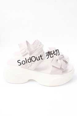 画像4: m petit by misako / AMリボンスニーカーサンダル M 中桃 Y-25-09-29-079-LO-SH-SZ-ZY