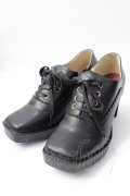 axes femme POETIQUE / スクエアシューズ L 黒 Y-25-09-29-081-AX-SH-SZ-ZY