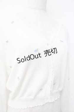 画像3: F i.n.t / 小花総刺繍UVカットニットカーディガン F オフ Y-25-09-29-084-CA-TO-SZ-ZY