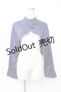 axes femme / 芍薬ジャガードチャイナボレロ  紺 Y-25-09-29-086-AX-TO-SZ-ZI
