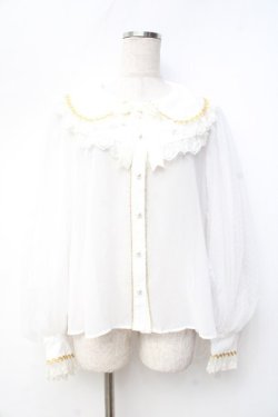 画像1: Angelic Pretty / Bunny Crownブラウス  白 Y-25-09-29-093-AP-BL-SZ-ZY