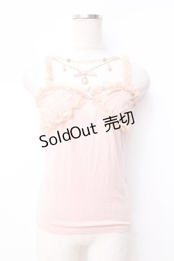 画像1: LIZ LISA / カメオチャーム付きキャミ 0 ピンク Y-25-09-29-096-LO-TO-SZ-ZY