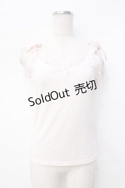 画像1: LIZ LISA / リボンキャミソール 0 ピンク Y-25-09-29-097-LO-TO-SZ-ZY