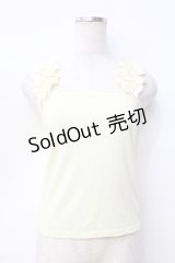 LIZ LISA / スリーブフリルタンクトップ 0 イエロー Y-25-09-29-101-LO-TO-SZ-ZI