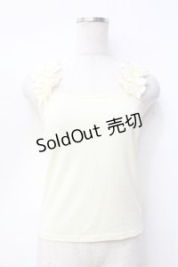 LIZ LISA / スリーブフリルタンクトップ 0 イエロー Y-25-09-29-101-LO-TO-SZ-ZI