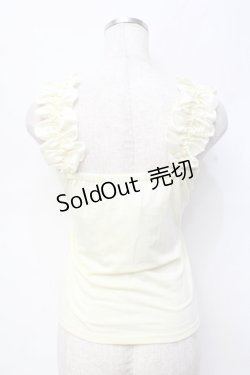 画像2: LIZ LISA / スリーブフリルタンクトップ 0 イエロー Y-25-09-29-101-LO-TO-SZ-ZI