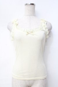 LIZ LISA / フラワー×蝶モチーフキャミ 0 イエロー Y-25-09-29-102-LO-TO-SZ-ZT203