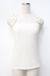 LIZ LISA / バラリボンキャミソール 0 アイボリー Y-25-09-29-103-LO-TO-SZ-ZT203