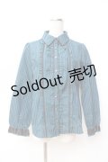 axes femme / ストライプブラウス  グリーン Y-25-09-29-112-AX-BL-SZ-ZY