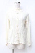 axes femme / レースデザインカットソー  生成り Y-25-09-29-113-AX-TO-SZ-ZY