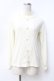 画像1: axes femme / レースデザインカットソー  生成り Y-25-09-29-113-AX-TO-SZ-ZY (1)
