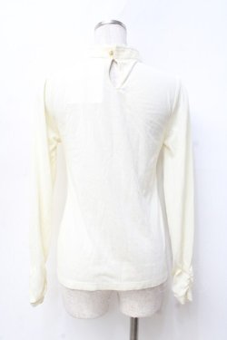 画像2: axes femme / レースデザインカットソー  生成り Y-25-09-29-113-AX-TO-SZ-ZY