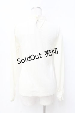 画像2: axes femme / レースデザインカットソー  生成り Y-25-09-29-113-AX-TO-SZ-ZY