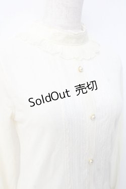 画像3: axes femme / レースデザインカットソー  生成り Y-25-09-29-113-AX-TO-SZ-ZY