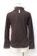 画像2: axes femme / レースビッグリボンカットソー  ブラウン Y-25-09-29-116-AX-TO-SZ-ZY (2)