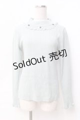 axes femme / バラボトルネックニットプルオーバー F ミント Y-25-09-29-117-AX-TO-SZ-ZY