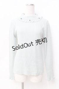 axes femme / バラボトルネックニットプルオーバー F ミント Y-25-09-29-117-AX-TO-SZ-ZY