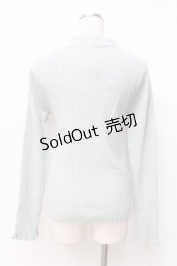 画像2: axes femme / バラボトルネックニットプルオーバー F ミント Y-25-09-29-117-AX-TO-SZ-ZY