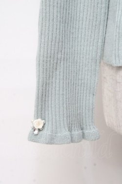 画像3: axes femme / バラボトルネックニットプルオーバー F ミント Y-25-09-29-117-AX-TO-SZ-ZY