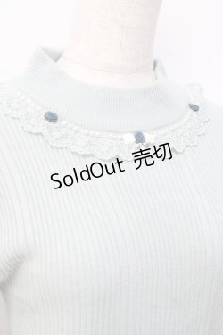 画像4: axes femme / バラボトルネックニットプルオーバー F ミント Y-25-09-29-117-AX-TO-SZ-ZY