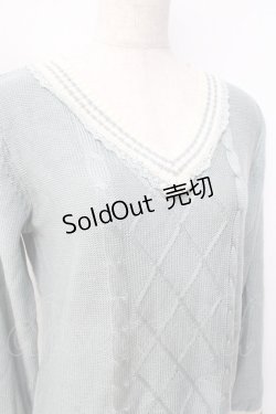 画像3: axes femme / ライン入りニット  ミント Y-25-09-29-119-AX-TO-SZ-ZY