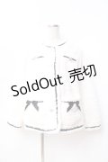 axes femme POETIQUE / リボンデザインファージャケット Ｍ 生成り Y-25-09-29-121-AX-JA-SZ-ZY