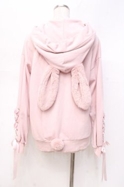 画像3: Secret Honey / うさ耳ファー裏起毛パーカー 2 ピンク Y-25-09-29-122-CA-TO-SZ-ZY