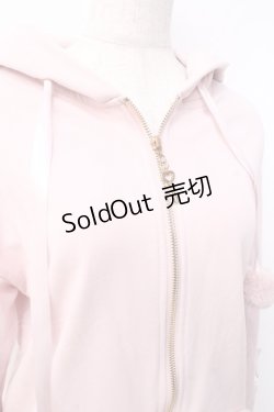 画像4: Secret Honey / うさ耳ファー裏起毛パーカー 2 ピンク Y-25-09-29-122-CA-TO-SZ-ZY