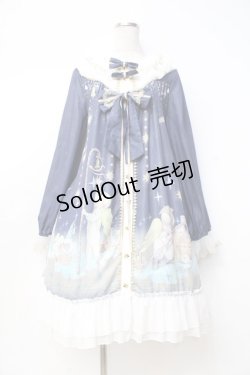 画像1: Snowdrop to Saint Maria / 星の王子さまワンピース L 紺 Y-25-09-29-124-LO-OP-SZ-ZY