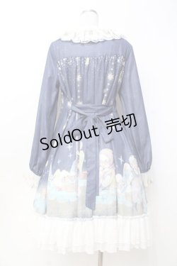 画像3: Snowdrop to Saint Maria / 星の王子さまワンピース L 紺 Y-25-09-29-124-LO-OP-SZ-ZY