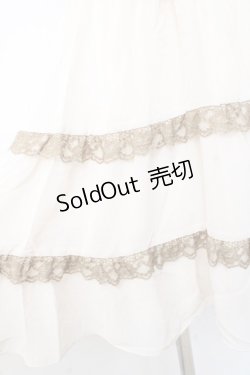 画像4: axes femme / タータンチェックフリルタックワンピース  ベージュ Y-25-09-29-129-AX-OP-SZ-ZY