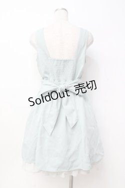 画像2: axes femme / ウエスト刺繍ジャンパースカート  ミント Y-25-09-29-132-AX-OP-SZ-ZY