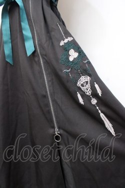 画像3: axes femme / チャイナ風刺繍キャミワンピース  黒 Y-25-09-29-133-AX-OP-SZ-ZY