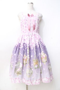 画像1: axes femme kawaii / ブルーミングガーデンジャンパースカート M ピンク Y-25-09-29-134-AX-OP-SZ-ZY
