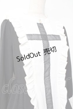 画像3: axes femme POETIQUE / レースクロスシスターワンピース  黒 Y-25-09-29-138-AX-OP-SZ-ZY