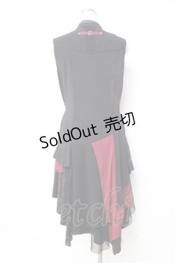 画像3: Ozz Croce / アシメメッシュワンピース  黒 Y-25-09-29-146-OO-OP-SZ-ZY