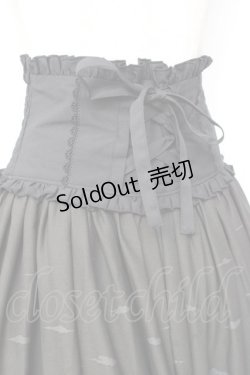 画像3: axes femme POETIQUE / ダークメルヘン柄ミディスカート  グリーン Y-25-09-29-150-AX-SK-SZ-ZY