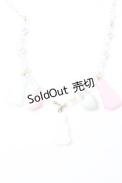 画像2: Angelic Pretty / Gummy Bunnyネックレス  白 Y-25-09-29-002-AP-AC-SZ-ZY